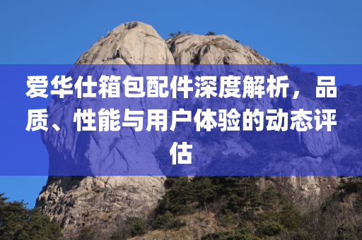 爱华仕箱包配件深度解析，品质、性能与用户体验的动态评估