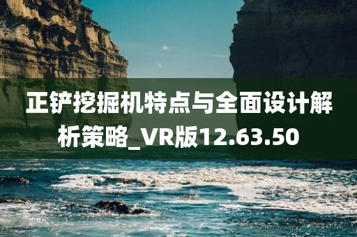 正铲挖掘机特点与全面设计解析策略_VR版12.63.50