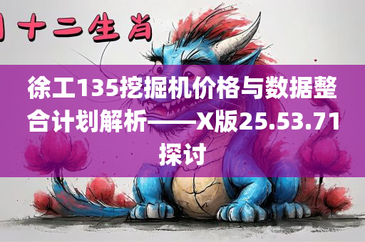 徐工135挖掘机价格与数据整合计划解析——X版25.53.71探讨