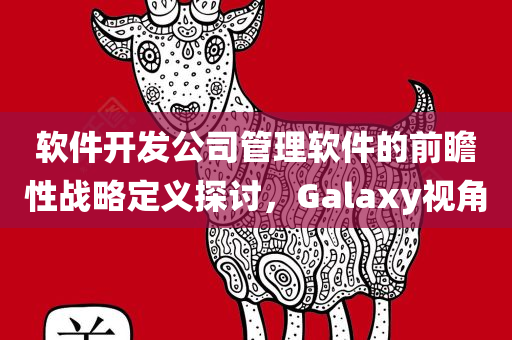 软件开发公司管理软件的前瞻性战略定义探讨，Galaxy视角