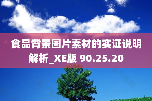 食品背景图片素材的实证说明解析_XE版 90.25.20