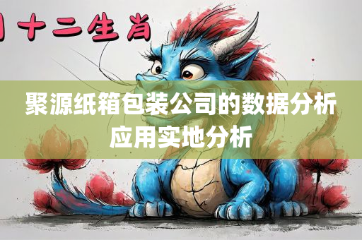 聚源纸箱包装公司的数据分析应用实地分析