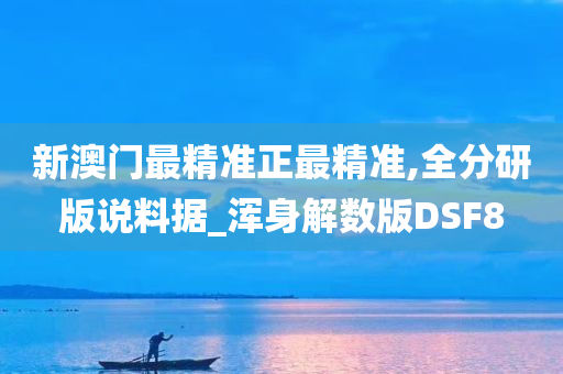 新澳门最精准正最精准,全分研版说料据_浑身解数版DSF8