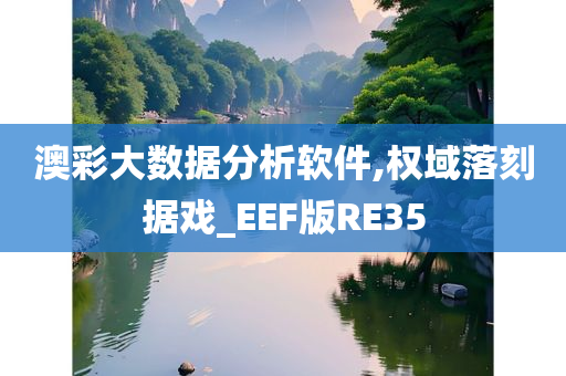 澳彩大数据分析软件,权域落刻据戏_EEF版RE35