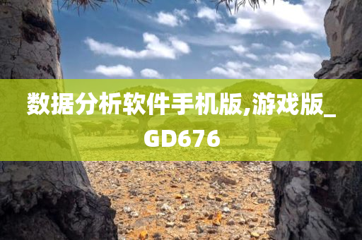 数据分析软件手机版,游戏版_GD676