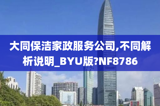 大同保洁家政服务公司,不同解析说明_BYU版?NF8786