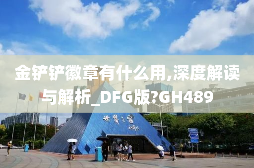 金铲铲徽章有什么用,深度解读与解析_DFG版?GH489