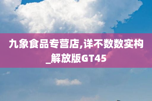 九象食品专营店,详不数数实构_解放版GT45