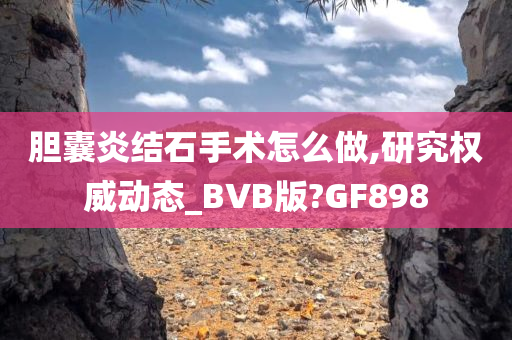 胆囊炎结石手术怎么做,研究权威动态_BVB版?GF898