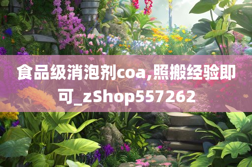 食品级消泡剂coa,照搬经验即可_zShop557262