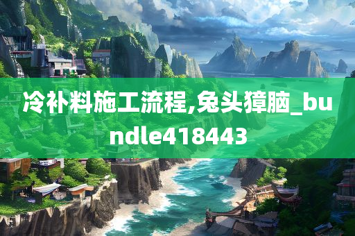 冷补料施工流程,兔头獐脑_bundle418443