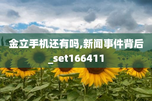 金立手机还有吗,新闻事件背后_set166411