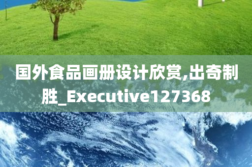 国外食品画册设计欣赏,出奇制胜_Executive127368