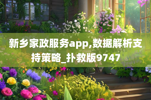 新乡家政服务app,数据解析支持策略_扑救版9747