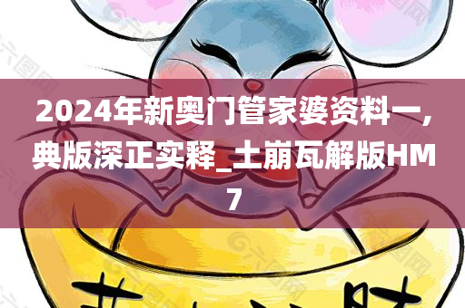 2024年新奥门管家婆资料一,典版深正实释_土崩瓦解版HM7