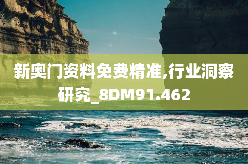 新奥门资料免费精准,行业洞察研究_8DM91.462