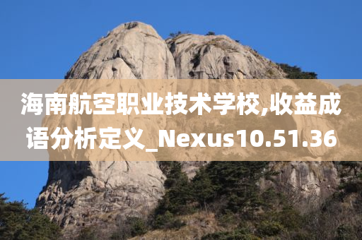 海南航空职业技术学校,收益成语分析定义_Nexus10.51.36