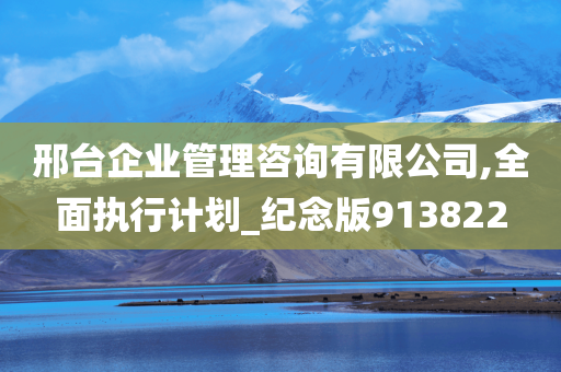 邢台企业管理咨询有限公司,全面执行计划_纪念版913822