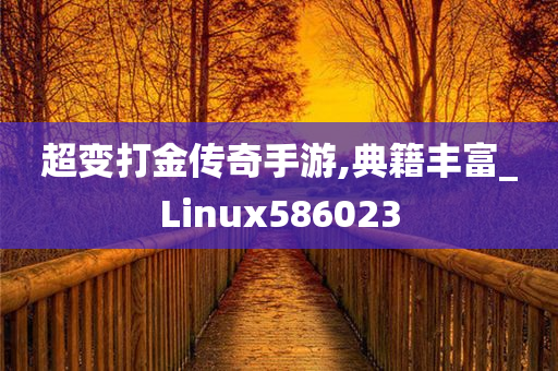 超变打金传奇手游,典籍丰富_Linux586023