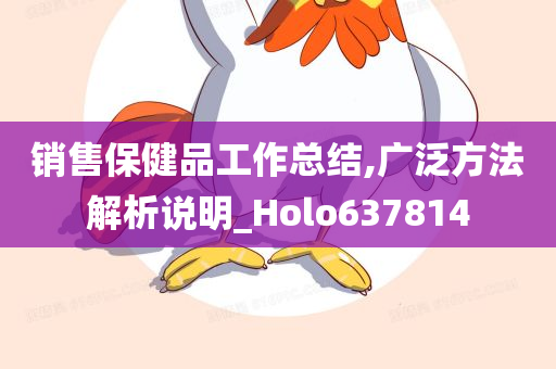 销售保健品工作总结,广泛方法解析说明_Holo637814