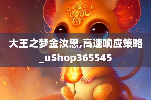 大王之梦金汝恩,高速响应策略_uShop365545