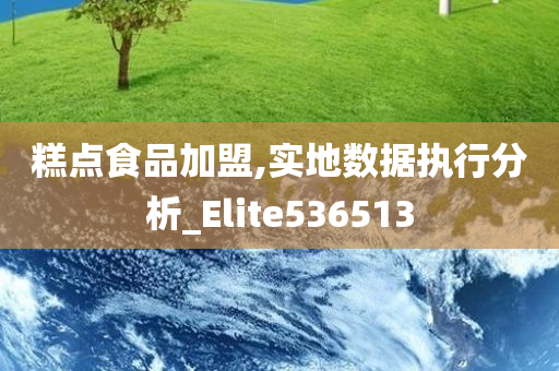 糕点食品加盟,实地数据执行分析_Elite536513