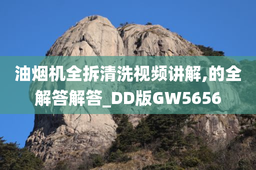 油烟机全拆清洗视频讲解,的全解答解答_DD版GW5656