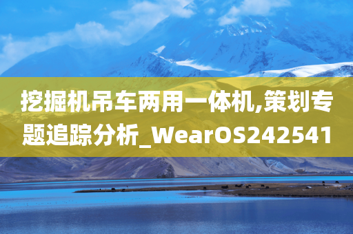 挖掘机吊车两用一体机,策划专题追踪分析_WearOS242541