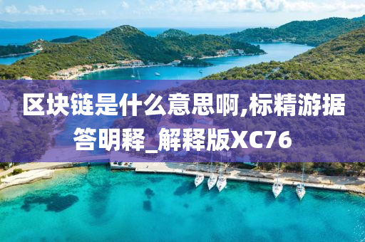 区块链是什么意思啊,标精游据答明释_解释版XC76