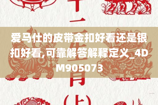 爱马仕的皮带金扣好看还是银扣好看,可靠解答解释定义_4DM905073