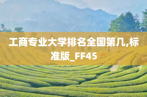 工商专业大学排名全国第几,标准版_FF45