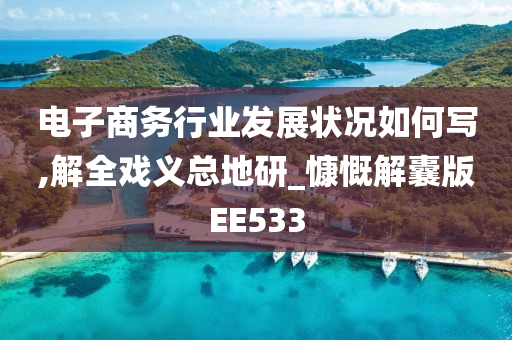 电子商务行业发展状况如何写,解全戏义总地研_慷慨解囊版EE533