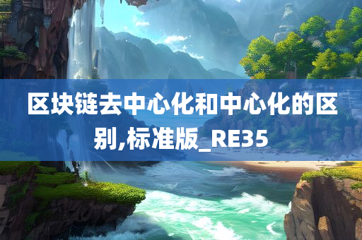 区块链去中心化和中心化的区别,标准版_RE35