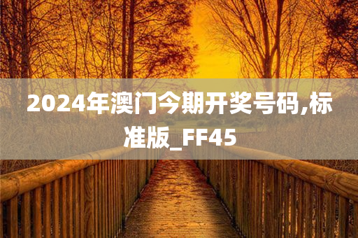 2024年澳门今期开奖号码,标准版_FF45