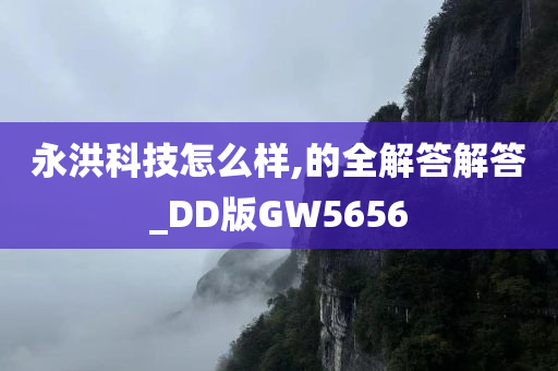 永洪科技怎么样,的全解答解答_DD版GW5656