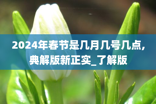 2024年春节是几月几号几点,典解版新正实_了解版