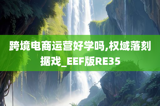 跨境电商运营好学吗,权域落刻据戏_EEF版RE35