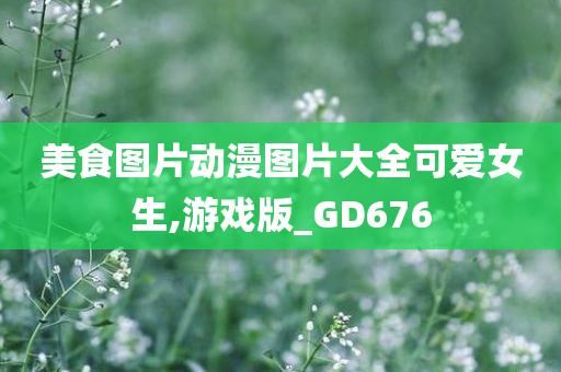 美食图片动漫图片大全可爱女生,游戏版_GD676