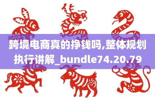 跨境电商真的挣钱吗,整体规划执行讲解_bundle74.20.79