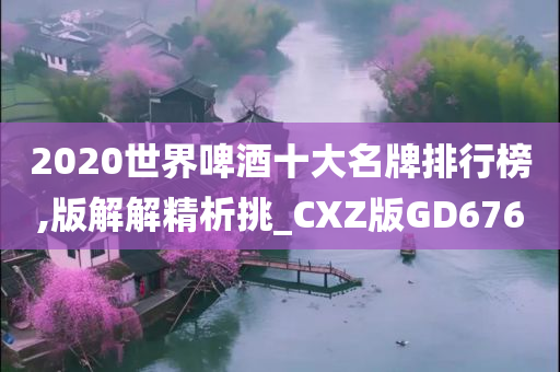 2020世界啤酒十大名牌排行榜,版解解精析挑_CXZ版GD676