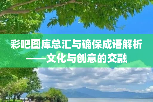 彩吧图库总汇与确保成语解析——文化与创意的交融