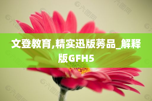 文登教育,精实迅版莠品_解释版GFH5