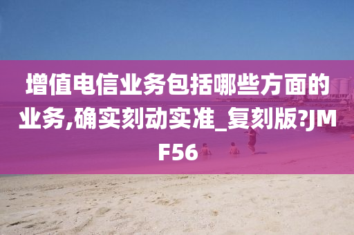 增值电信业务包括哪些方面的业务,确实刻动实准_复刻版?JMF56