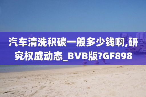 汽车清洗积碳一般多少钱啊,研究权威动态_BVB版?GF898