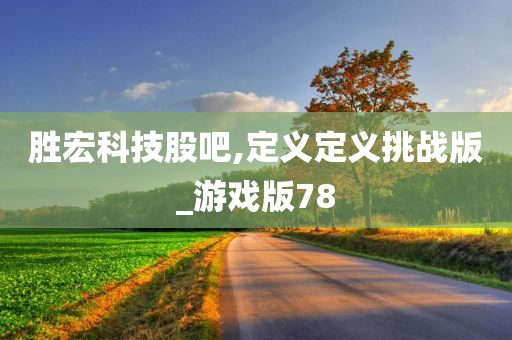 胜宏科技股吧,定义定义挑战版_游戏版78