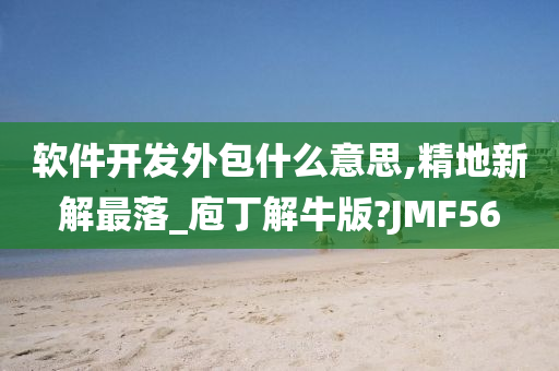 软件开发外包什么意思,精地新解最落_庖丁解牛版?JMF56