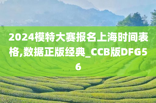 2024模特大赛报名上海时间表格,数据正版经典_CCB版DFG56