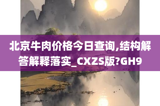 北京牛肉价格今日查询,结构解答解释落实_CXZS版?GH9