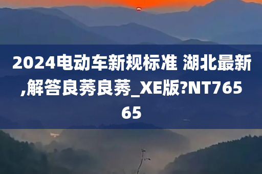 2024电动车新规标准 湖北最新,解答良莠良莠_XE版?NT76565