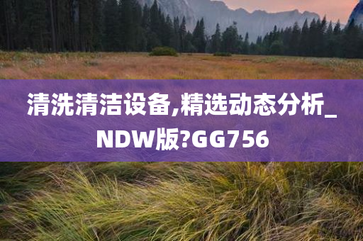 清洗清洁设备,精选动态分析_NDW版?GG756